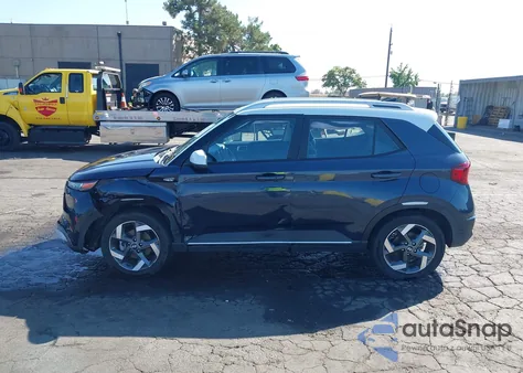 2021 Hyundai Venue Denim from USA, damaged, VIN KMHRC8A35MU086888